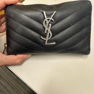 YSL Zippered Wallet
